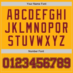 Baseball Gold Crimson-Schwarz Authentic Custom Jersey Baseball Gold Crimson-Schwarz Authentic Custom Jersey