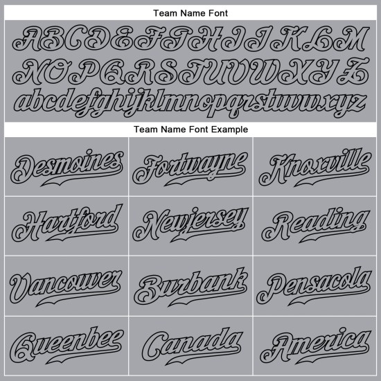 Custom Authentic Graues ärmelloses Baseball-Trikot Grau-Schwarz Custom Authentic Graues ärmelloses Baseball-Trikot Grau-Schwarz