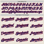 Royal Custom Jersey Nadelstreifen Creme Baseball Royal-Rot Authentic Royal Custom Jersey Nadelstreifen Creme Baseball Royal-Rot Authentic