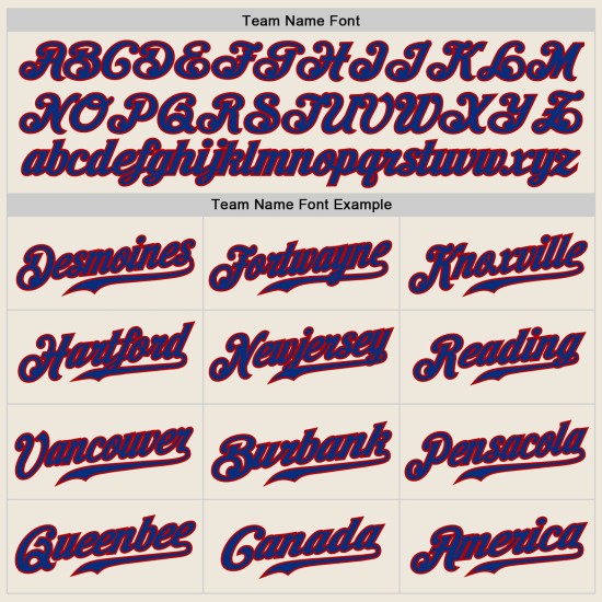 Royal Custom Jersey Nadelstreifen Creme Baseball Royal-Rot Authentic Royal Custom Jersey Nadelstreifen Creme Baseball Royal-Rot Authentic