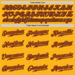 Baseball Gold Crimson-Schwarz Authentic Custom Jersey
