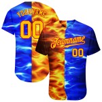 BBQ Rot Muster Funken Flamme 3D Design Jersey Authentische Brennenden Baseball Heiße Saison BBQ Rot Muster Funken Flamme 3D Design Jersey Authentische Brennenden Baseball Heiße Saison