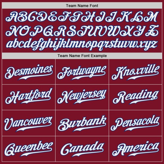 Weiß-Royal Custom Authentic Jersey Baseball Crimson
