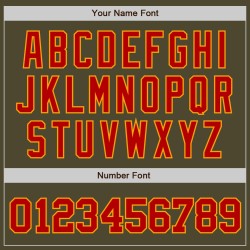 Olive To Jersey Custom Salute Baseball Service Authentic Rot-Gold Olive To Jersey Custom Salute Baseball Service Authentic Rot-Gold