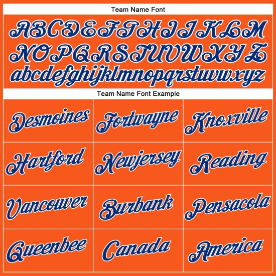 V-Ausschnitt Orange Cropped Baseball Custom Royal-White Jersey Damen