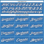 Ärmelloses Baseball Blau Weiß-Marineblau Custom Powder Jersey Authentic Ärmelloses Baseball Blau Weiß-Marineblau Custom Powder Jersey Authentic