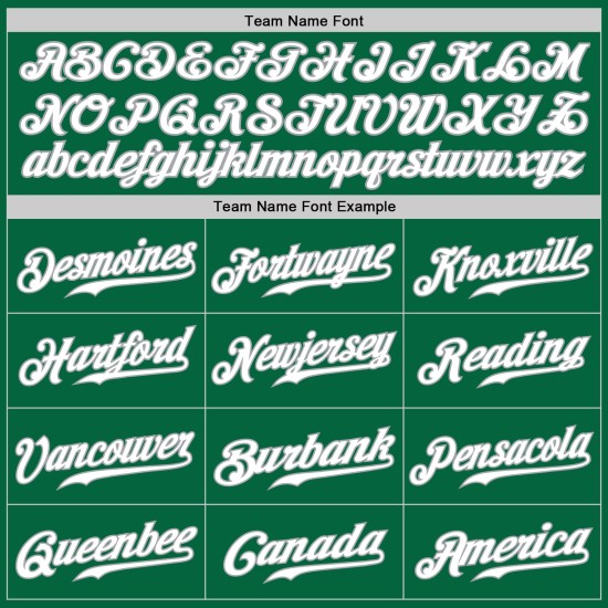 Authentisches Baseball-Grüntrikot Custom Weiß-Grau Kelly Authentisches Baseball-Grüntrikot Custom Weiß-Grau Kelly