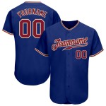 Crimson-City Royal Cream Custom Jersey Authentic Baseball