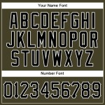 Service Baseball Custom Ärmelloses Schwarz-Weiß Olive Authentic Salute To Jersey Service Baseball Custom Ärmelloses Schwarz-Weiß Olive Authentic Salute To Jersey