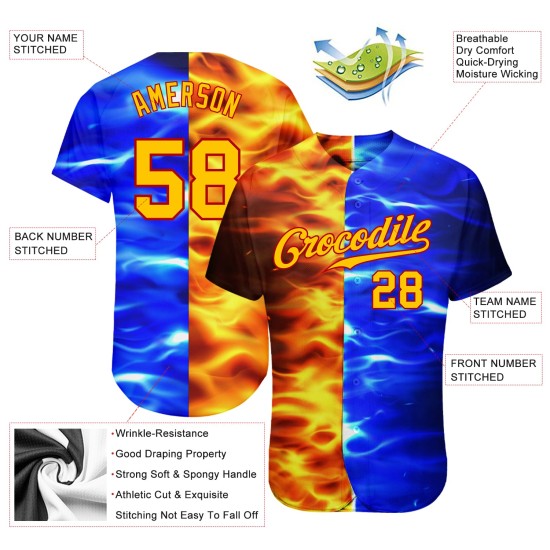 BBQ Rot Muster Funken Flamme 3D Design Jersey Authentische Brennenden Baseball Heiße Saison BBQ Rot Muster Funken Flamme 3D Design Jersey Authentische Brennenden Baseball Heiße Saison