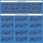 Custom Baseball Blau Marine-Weiß Authentic Powder Jersey Ärmellos