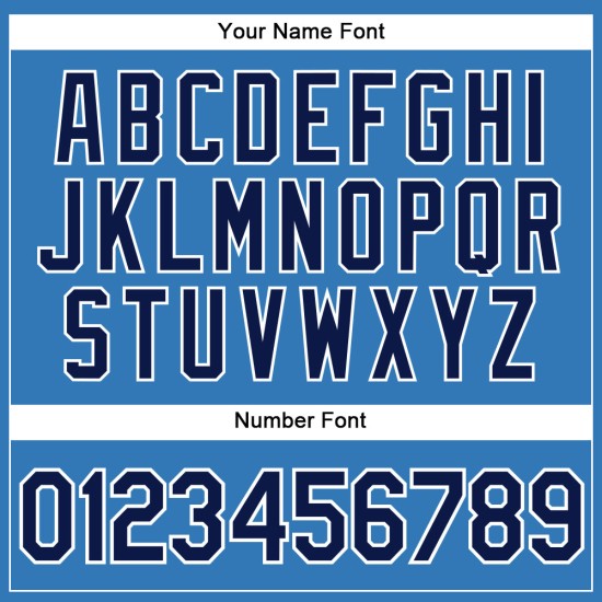 Custom Baseball Blau Marine-Weiß Authentic Powder Jersey Ärmellos