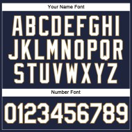 Beschnittenes Gold Custom Weiß-Old Baseball Navy Damen V-Ausschnitt Jersey Beschnittenes Gold Custom Weiß-Old Baseball Navy Damen V-Ausschnitt Jersey