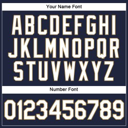 Beschnittenes Gold Custom Weiß-Old Baseball Navy Damen V-Ausschnitt Jersey