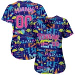 Palme mit abstraktem authentischem Muster mit Worten: Sommermuster Hawaii Flamingo Sharks Jersey Baseball Geometrische Bäume Benutzerdefiniertes Muster 3D Das Design Palme mit abstraktem authentischem Muster mit Worten: Sommermuster Hawaii Flamingo Sharks Jersey Baseball Geometrische Bäume Benutzerdefiniertes Muster 3D Das Design